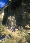 A zoo-like atmosphere at the crag just outside Madrid