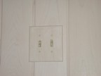 Another one of Jim's creations -- a hand made maple light switch cover