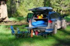 The Touareg in use -- early morning at the camp spot in Beaver Creek