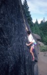 Toproping back when it was cool to do so (5.11d)